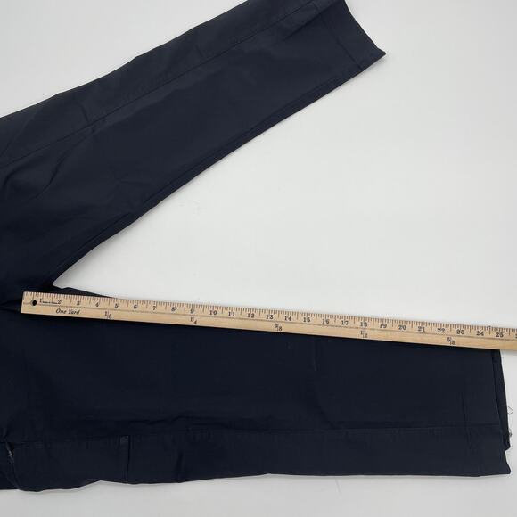 ADIDAS Pants Black Cropped Ankle Stretch Athletic (FLAWED) Women's Sz 2 - Picture 8 of 8